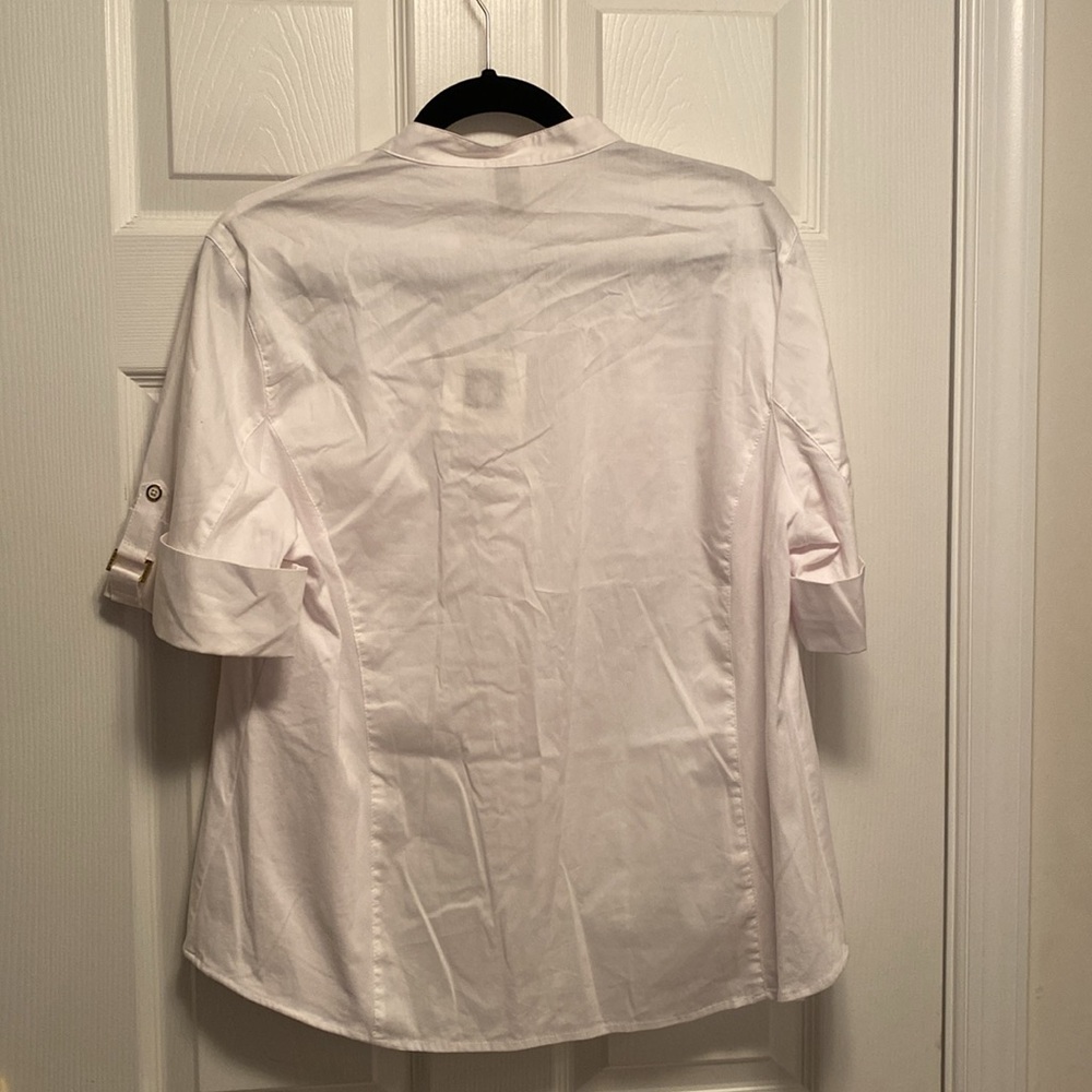 Anne Klein White Button Down Top…size 1X - Picture 2 of 7